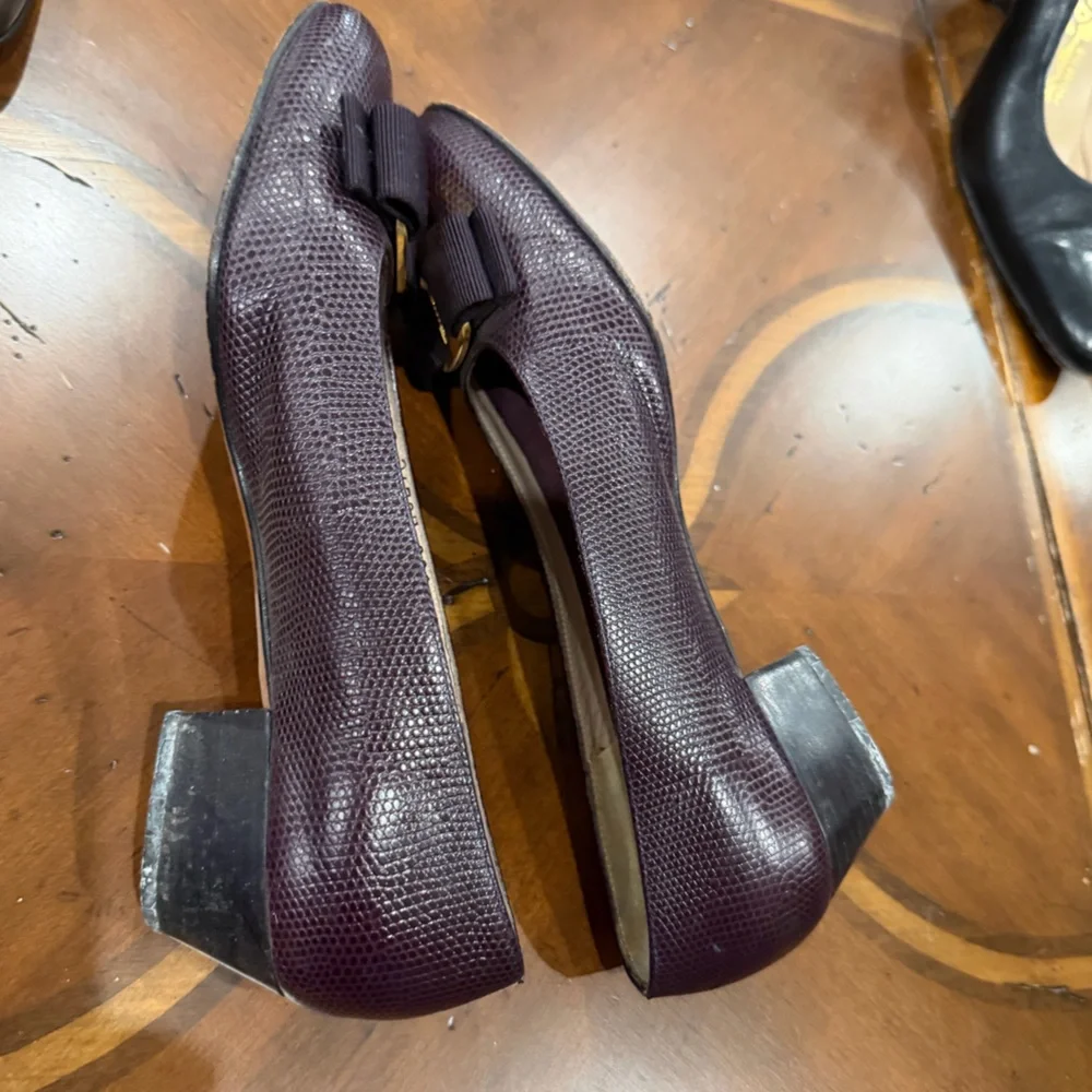 Salvatore‎ Ferragamo Dark Textured Loafers